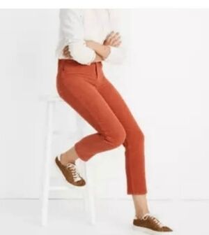 Madewell Women's Classic Straight Corduroy Jeans